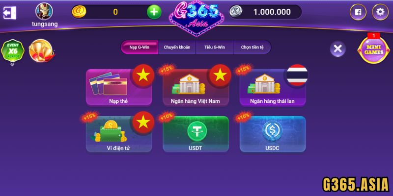 Phương thức thanh toán G365 tiện lợi mà bạn nên biết